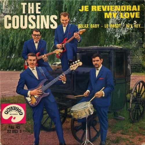 1963 - Je reviendrai my love / Hey Hey / Le Robot / Relax baby. Palette PAL 22003 Fr