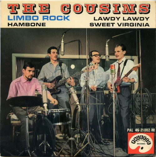 1963 - Limbo Rock / Hambone / Lawdy Lawdy /Sweet Virginia. Palette EPP 7244 Bel/ PAL 45 21002 Fr